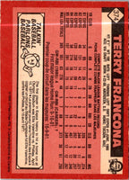 1986 O-Pee-Chee Terry Francona #374