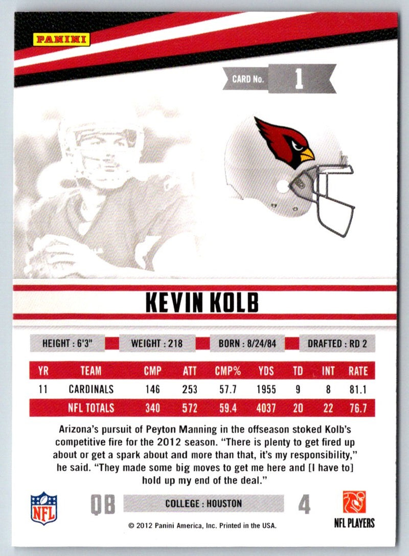 2012 Panini Gridiron Kevin Kolb