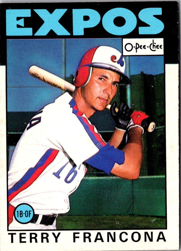 1986 O-Pee-Chee Terry Francona #374