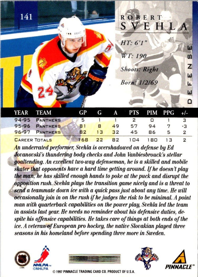 1997 Pinnacle Robert Svehla