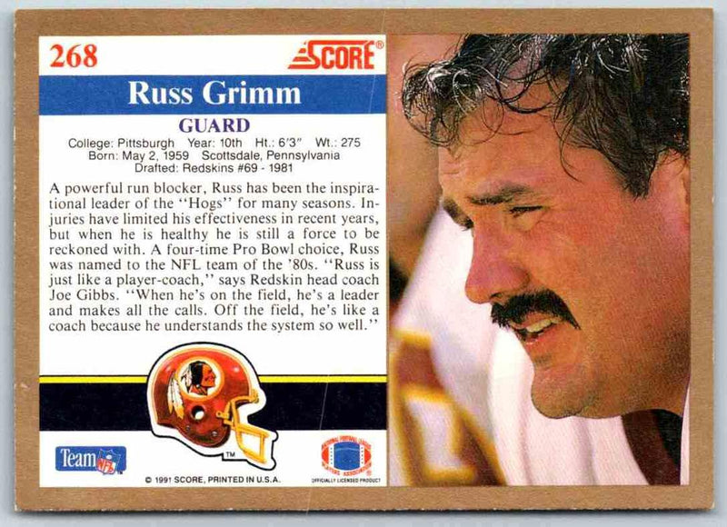 1991 Score Russ Grimm