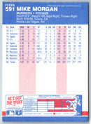 1987 Fleer Mike Morgan