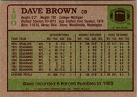 1985 Topps Dave Brown #1