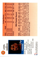 1991 Hoops McDonald's Lionel Simmons #38