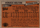 1981 Topps Horace Belton