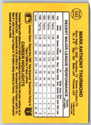 1986 Donruss Mark Thurmond