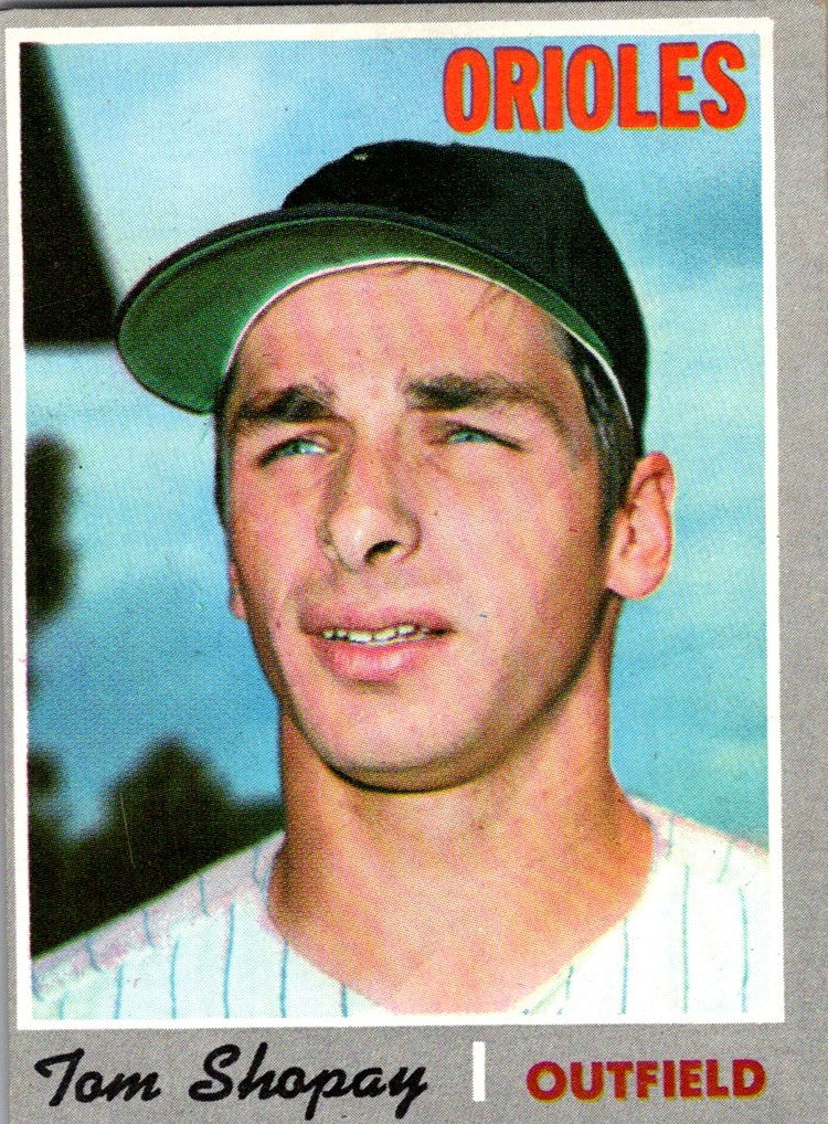 1970 Topps Tom Shopay
