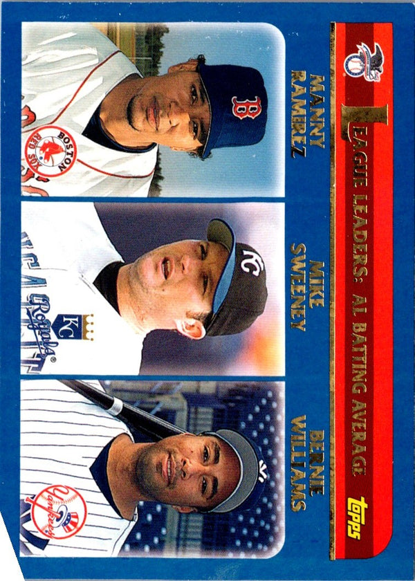 2003 Topps American League Batting Average Leaders #337