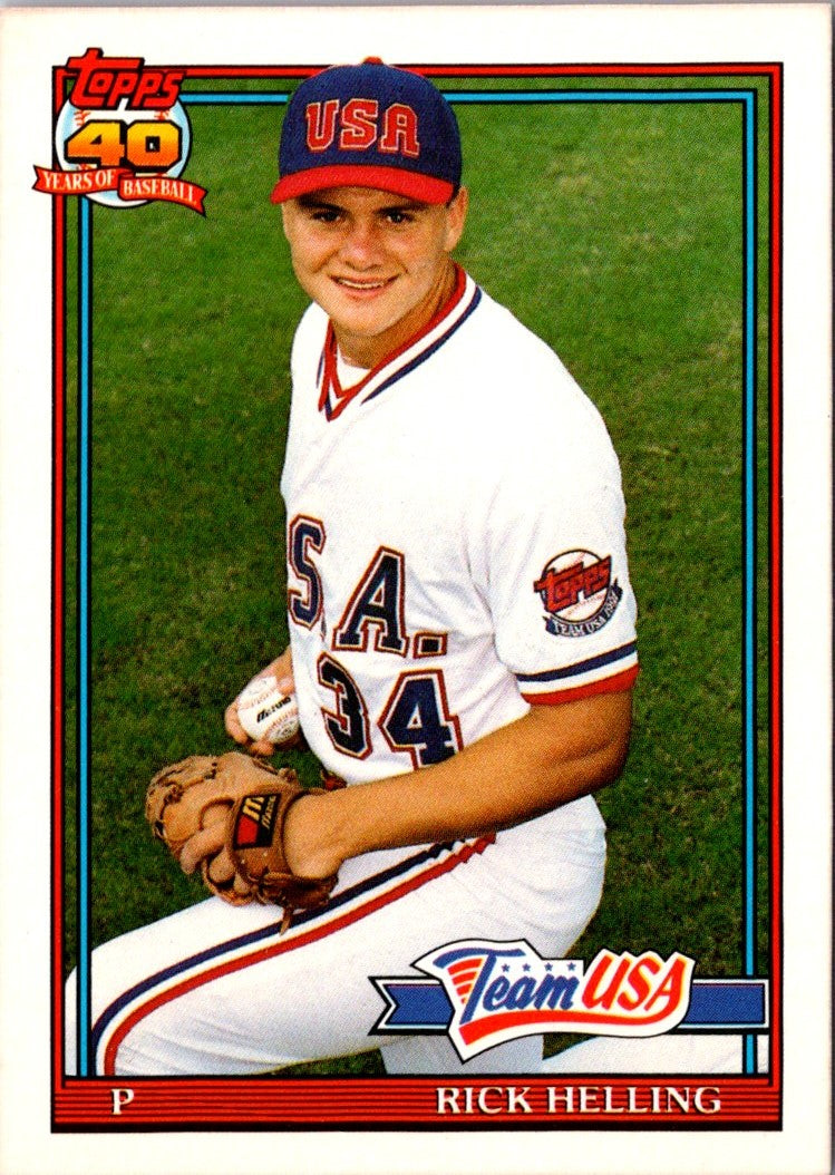 1991 Topps Traded Rick Helling