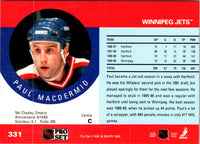 1990 Pro Set Paul MacDermid #331