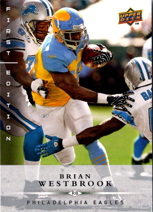 2008 Upper Deck First Edition Brian Westbrook #109