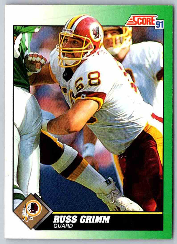 1991 Score Russ Grimm #268