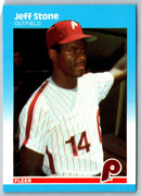 1987 Fleer Jeff Stone