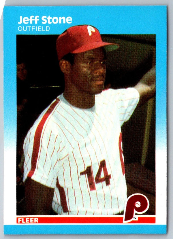 1987 Fleer Jeff Stone #189