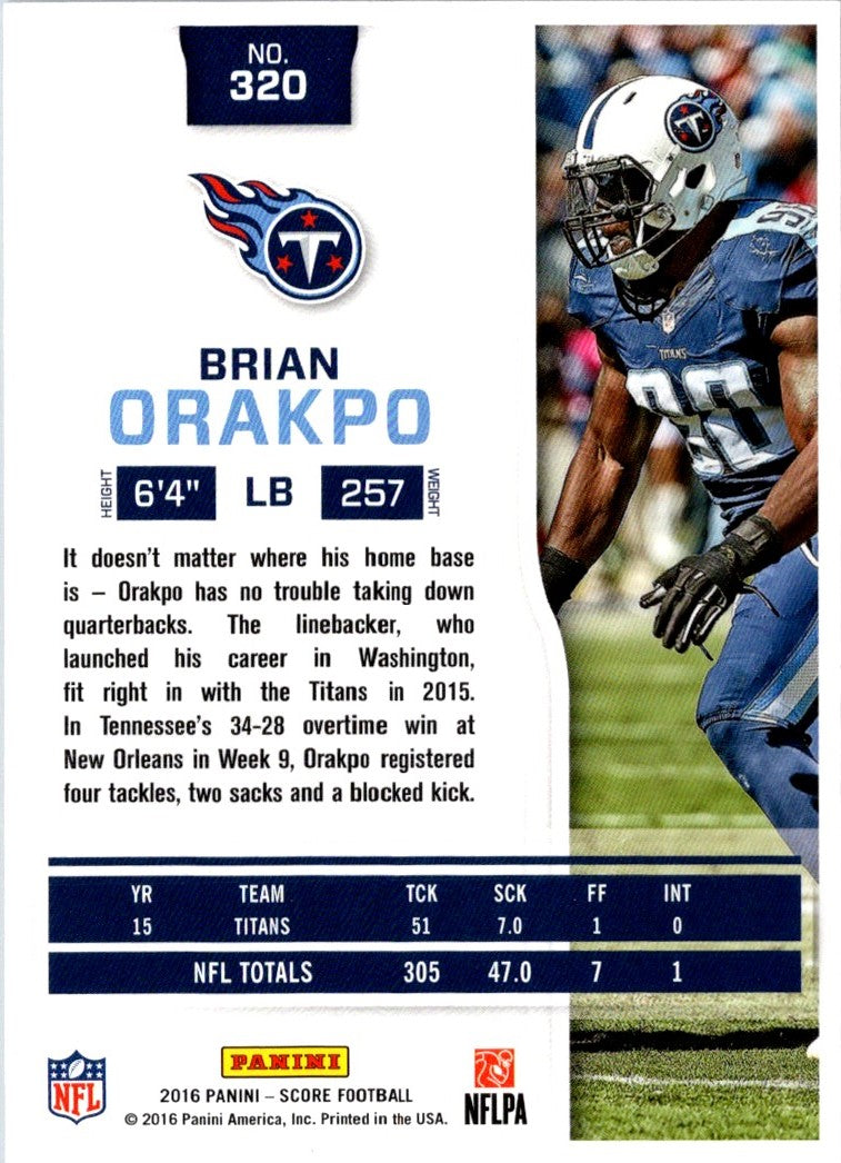 2016 Score Brian Orakpo