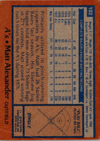 1978 Topps Matt Alexander #102