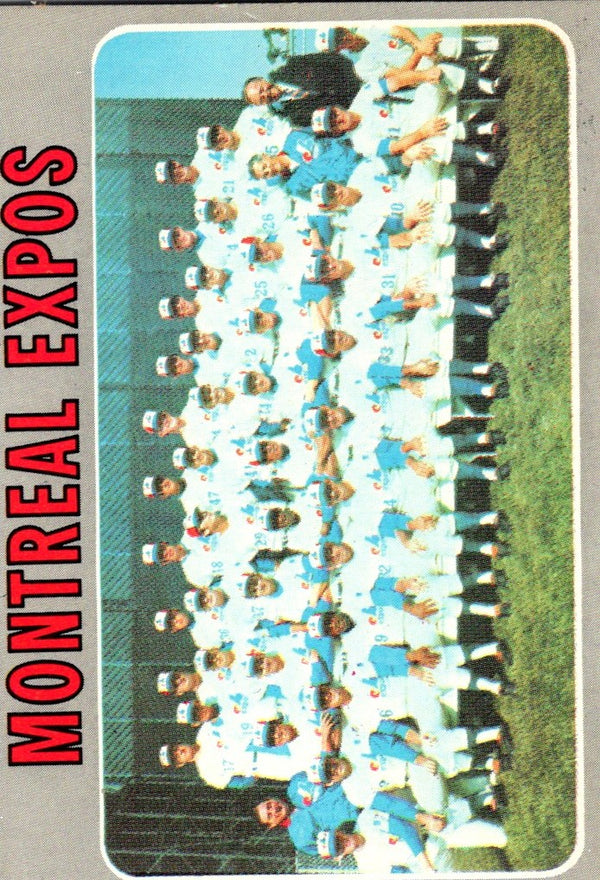 1970 Topps Expos Team Photo/Records #509 EX-MT+