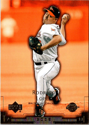 2003 Upper Deck Sweet Spot Rodrigo Lopez #15