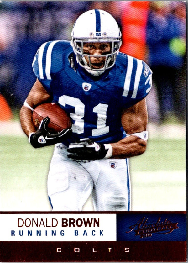 2012 Panini Absolute Donald Brown #21