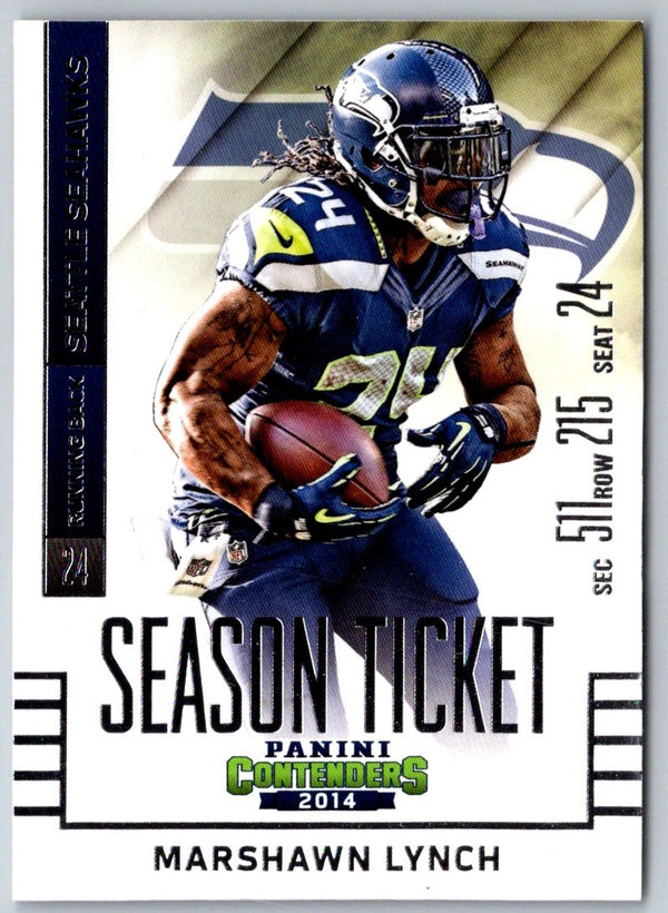 2014 Panini Contenders Marshawn Lynch #88