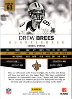 2012 Panini Absolute Drew Brees #63