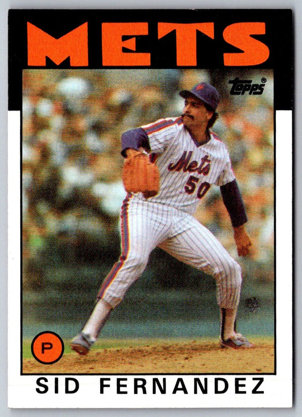 1986 Topps Sid Fernandez #104