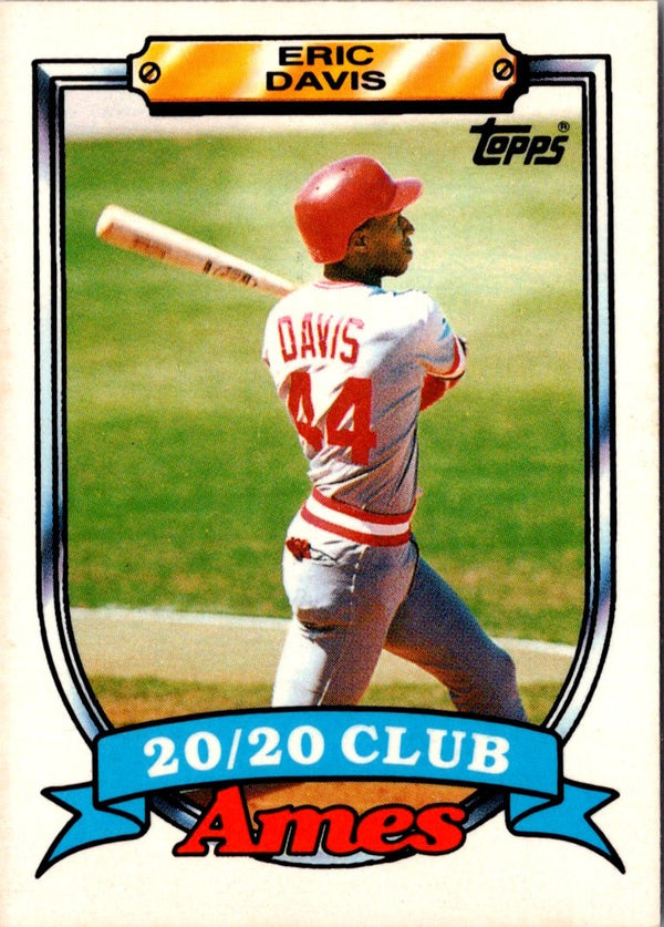 1989 Topps Ames 20/20 Club Eric Davis #11