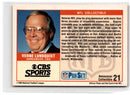 1989 Pro Set Announcers Verne Lundquist