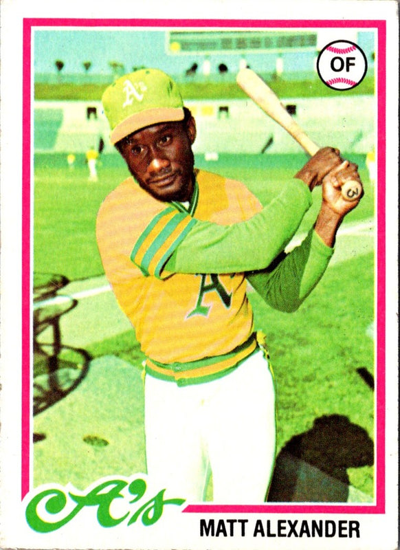 1978 Topps Matt Alexander #102