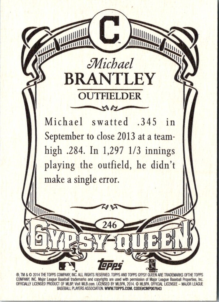 2014 Topps Gypsy Queen Michael Brantley