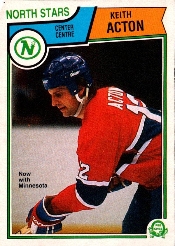 1983 O-Pee-Chee Keith Acton #184