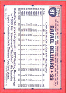 1991 Topps Traded Rafael Belliard