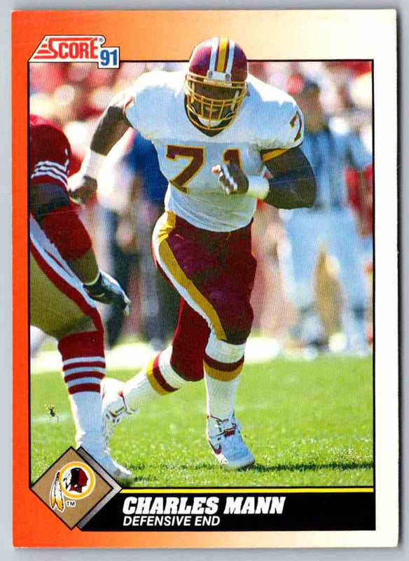 1991 Score Charles Mann #411