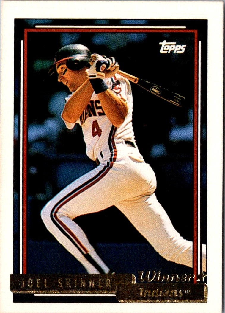 1992 Topps Gold Winners Joel Skinner