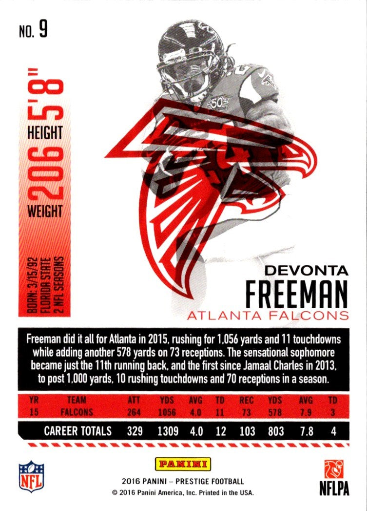 2016 Panini Prestige Devonta Freeman