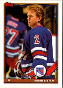 1991 Topps Brian Leetch