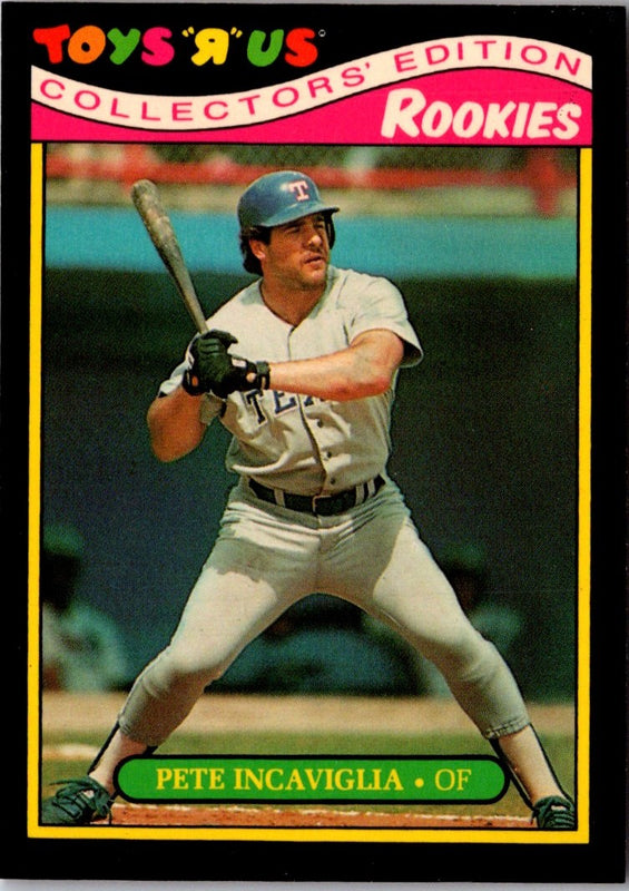 1987 Topps Toys'R'Us Rookies Pete Incaviglia #12