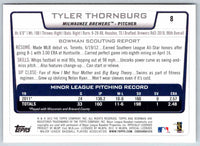 2012 Bowman Tyler Thornburg #8