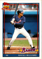 1991 Topps Traded Rafael Belliard #9T