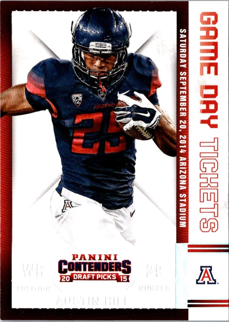 2015 Panini Contenders Draft Picks Game Day Tickets Austin Hill