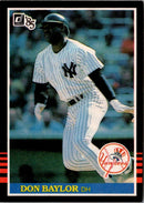 1985 Donruss Don Baylor