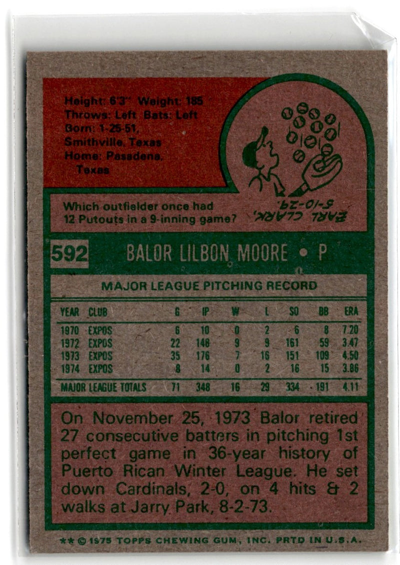 1975 Topps Balor Moore