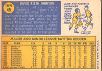 1970 Topps Dave Johnson #45 EX-MT+