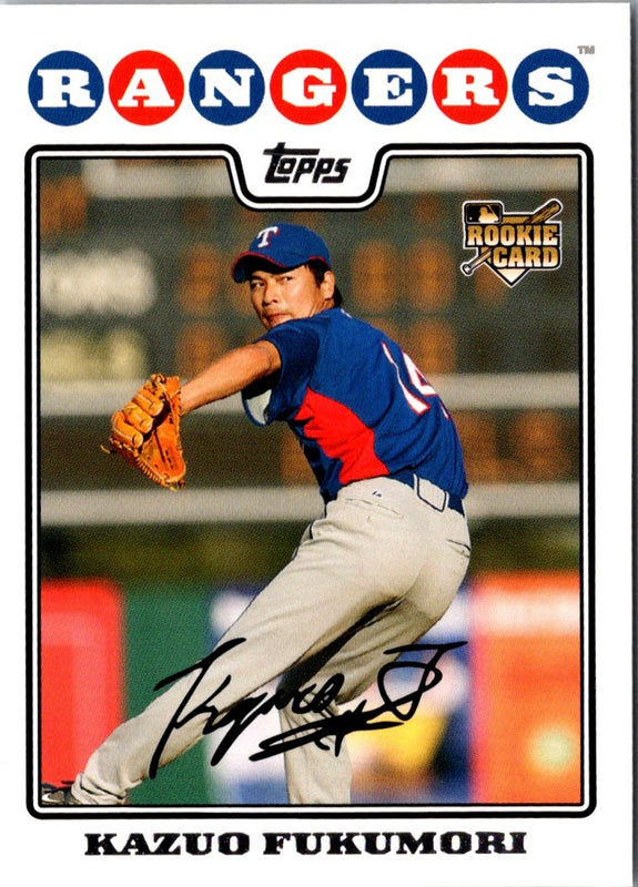 2008 Topps Kazuo Fukumori #482 Rookie