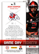2015 Panini Contenders Draft Picks Game Day Tickets Josh Harper