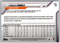 2020 Topps Chrome Carlos Correa #29
