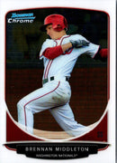 2013 Bowman Draft Picks & Prospects Chrome Brennan Middleton