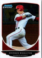 2013 Bowman Draft Picks & Prospects Chrome Brennan Middleton #BDPP73