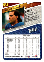 1993 Topps Gold Sean Landeta #564