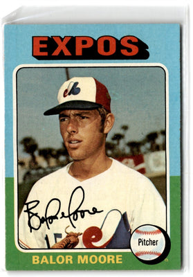 1975 Topps Balor Moore #592 EXMT